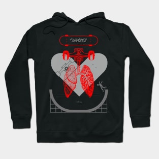 Skater skateboard lover Hoodie